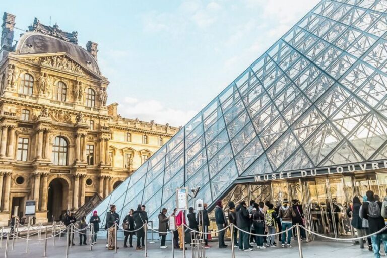 Paris: Louvre Museum Timed-Entrance Ticket - Where to Enter: Priority Access at the Pyramid, Porte des Lions, or Carrousel