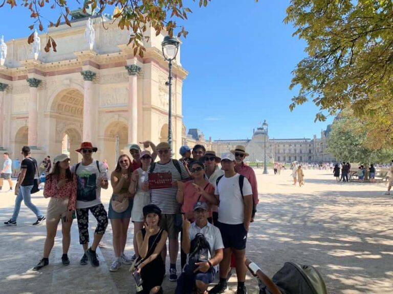 Paris: Louvre Museum Timed Entry Ticket & Pop Culture Tour - The 45-minute grounds walk: Tuileries and Paris built for film
